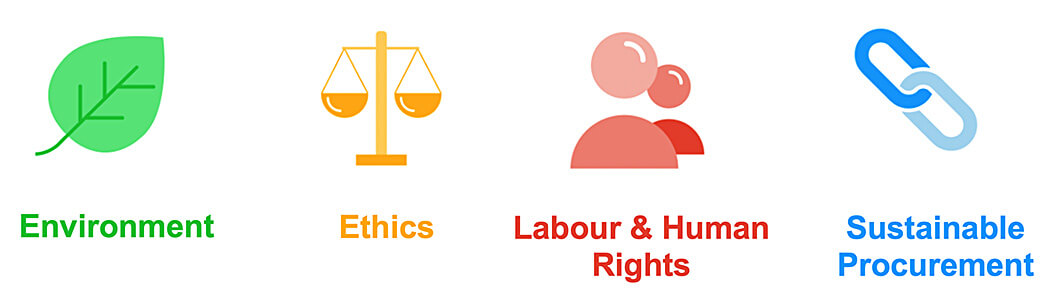 Environment ethics labour human rights and sustainable procurement rating