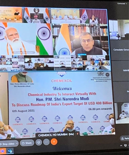 Indian Exports with Honourable Prime Minister