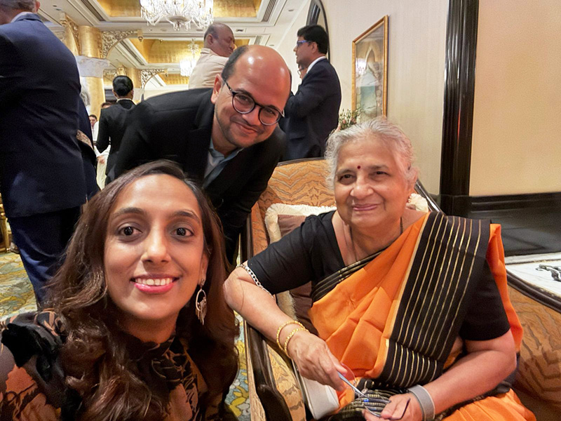 Inspiring Interaction with Mrs Sudha Murt