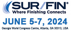 SUR/FIN 2024 Surface Finishing Expo