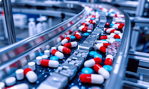 Pharmaceutical industry chemicals application