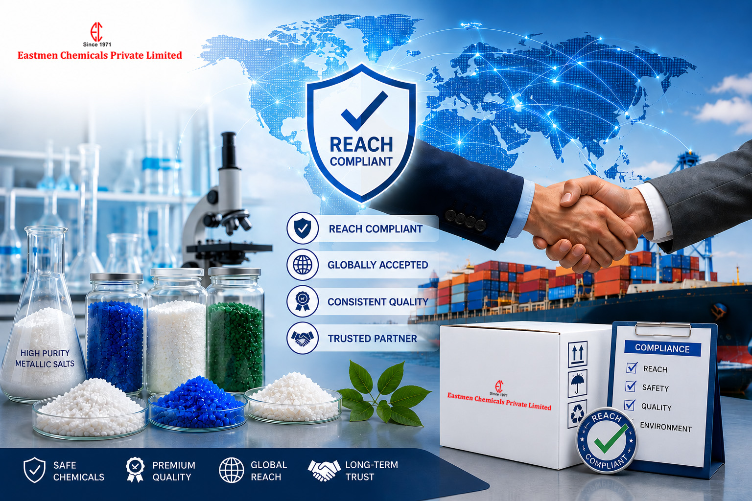 Why International Buyers Trust REACH-Compliant Chemical Exporters